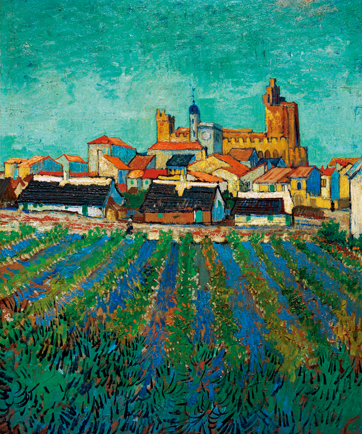  文森特·威廉·梵高  Vincent Willen Van Gogh —— 圣玛丽的风光